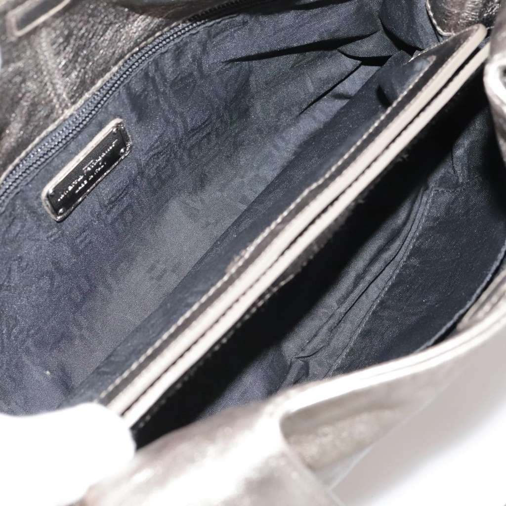 Salvatore Ferragamo Gancini handbag Gold Leather Very good condition - Box View