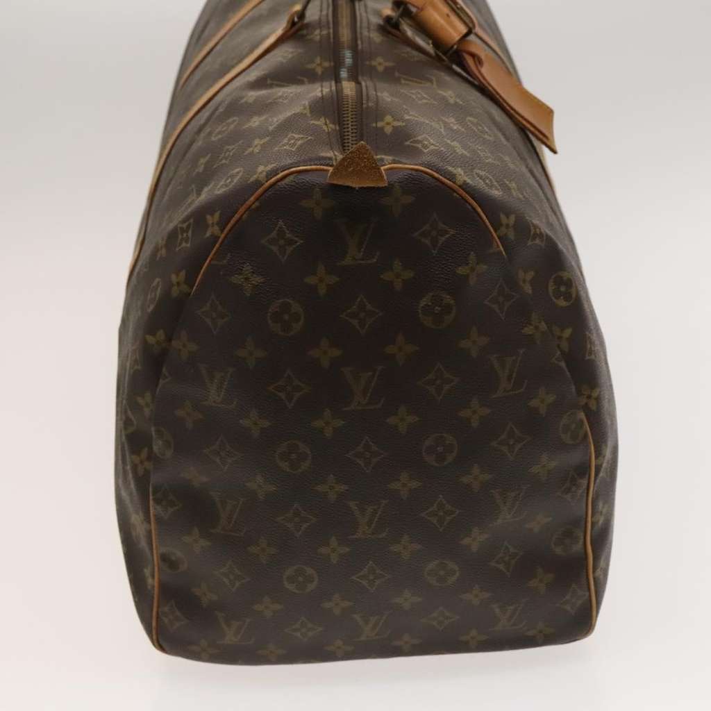 Louis Vuitton Keepall Bag Brown Canvas Good condition - Model View