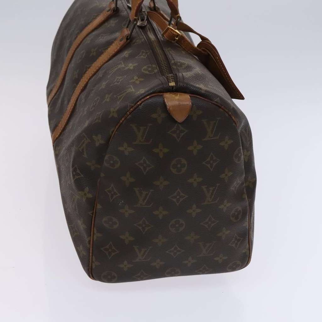 Louis Vuitton Keepall Bag Brown Canvas Good condition - Model View