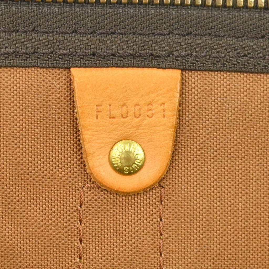 Louis Vuitton Keepall Bag Brown Canvas Good condition - Box View