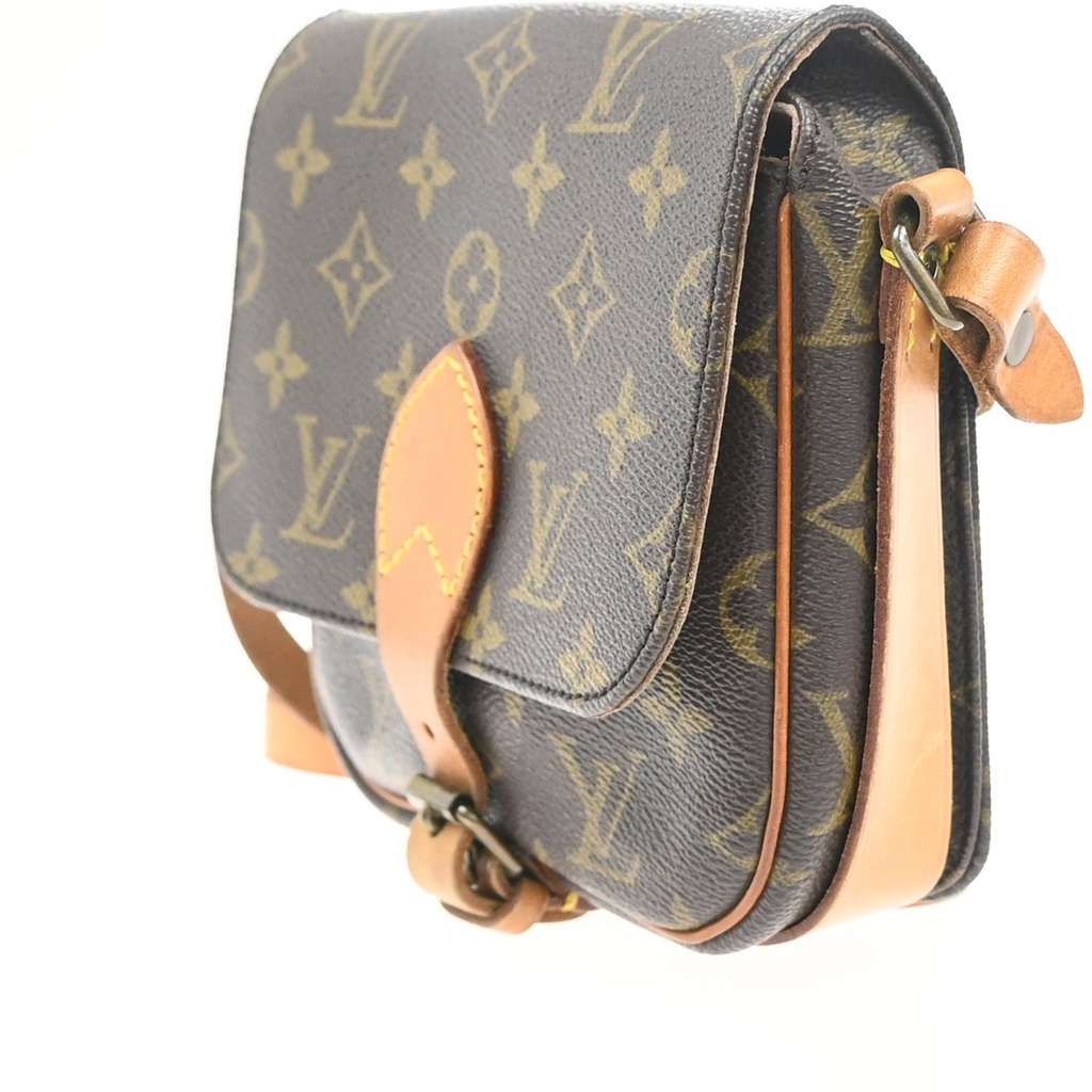 Louis Vuitton Cartouchiere Handbag Brown Canvas Good condition - Inside View