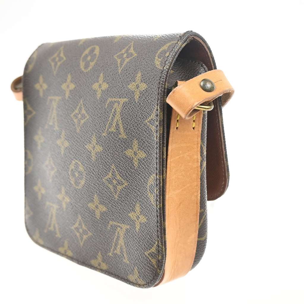 Louis Vuitton Cartouchiere Handbag Brown Canvas Good condition - Model View