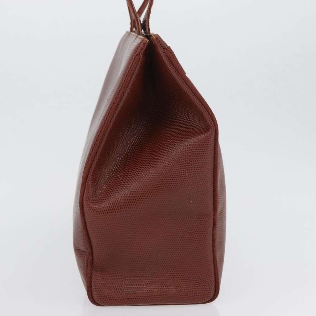 Salvatore Ferragamo Vala tote Brown Leather Very good condition - Model View