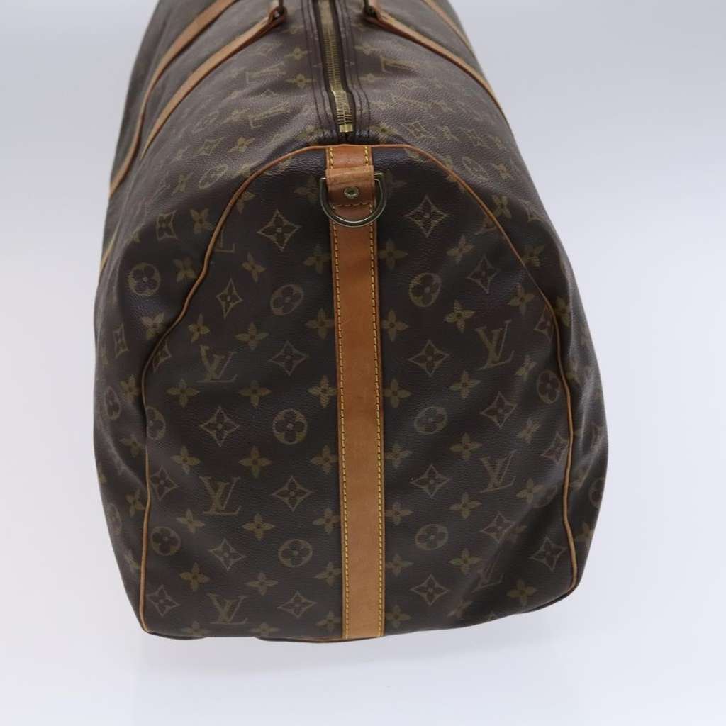 Louis Vuitton Keepall Bandouliere Bag Brown Canvas Good condition - Inside View