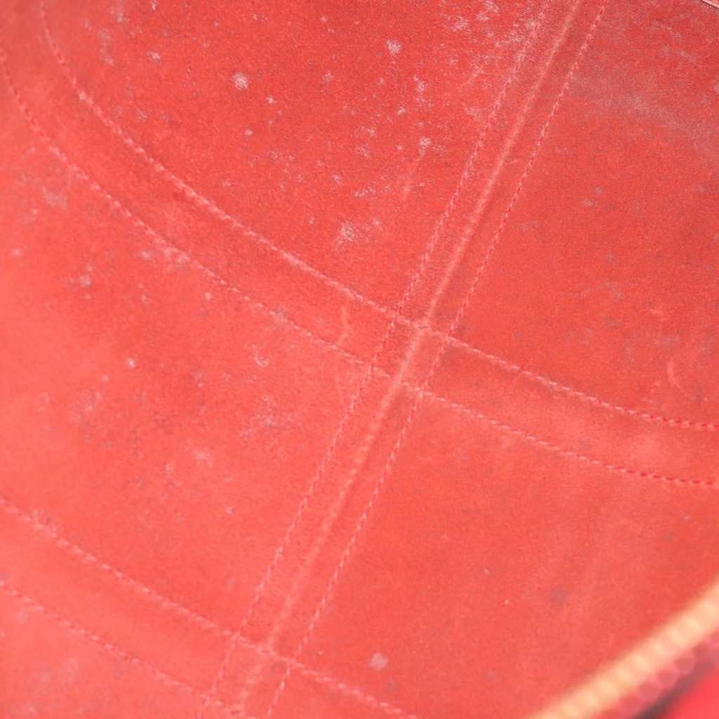 Louis Vuitton Keepall Bag Red Leather Good condition - Box View