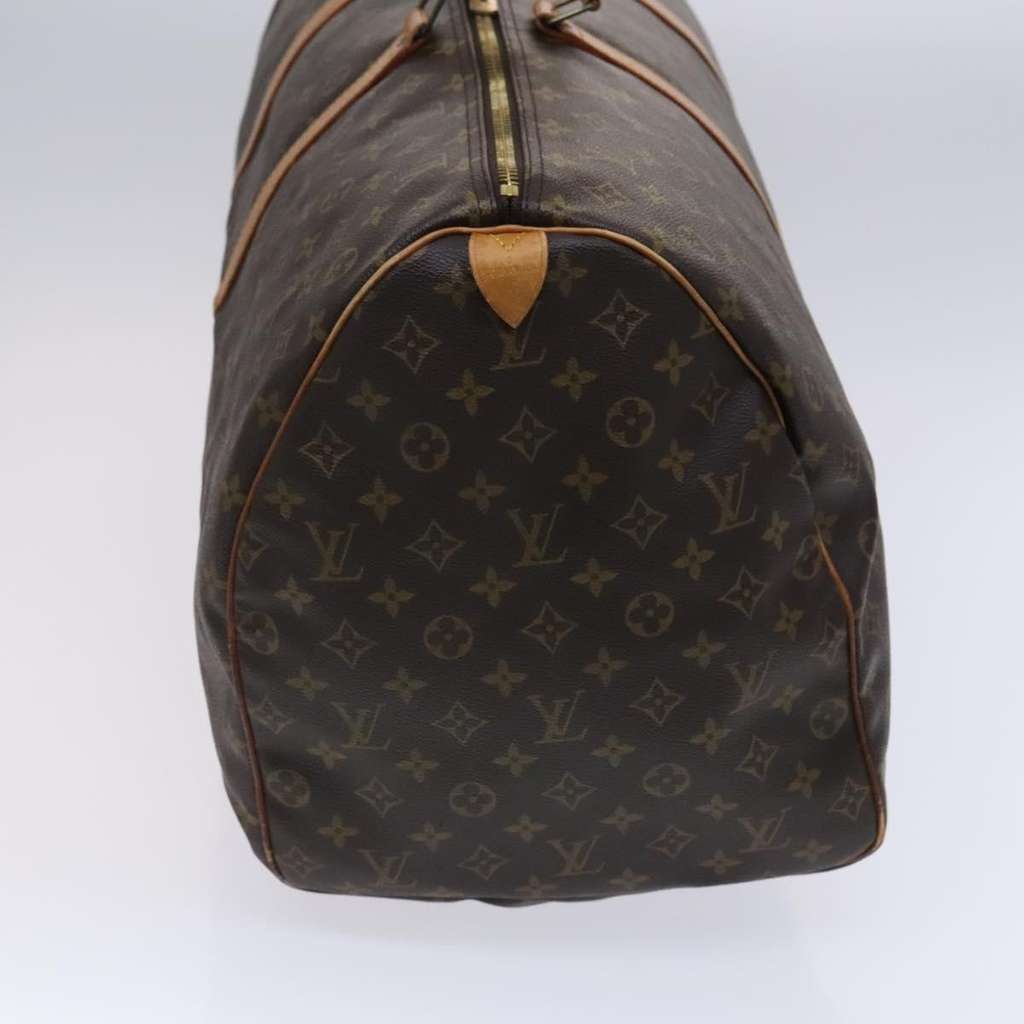 Louis Vuitton Keepall Bag Brown Canvas Good condition - Model View