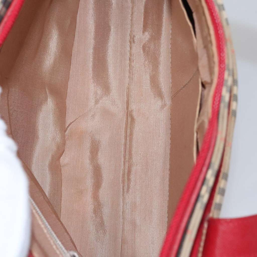 Burberry Nova Check Handbag Beige Canvas Very good condition - Box View