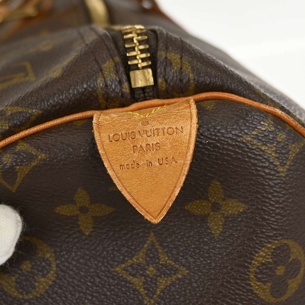 Louis Vuitton Keepall Bag Brown Canvas Very good condition - Model View