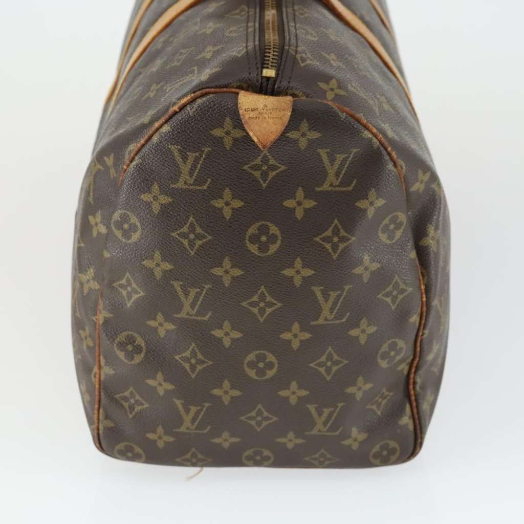 Louis Vuitton Keepall Bag Brown Canvas Good condition - Model View
