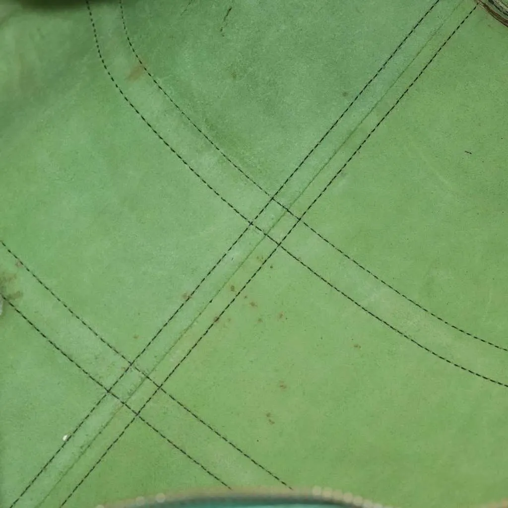 Louis Vuitton Keepall Bag Green Leather Fair - Box View