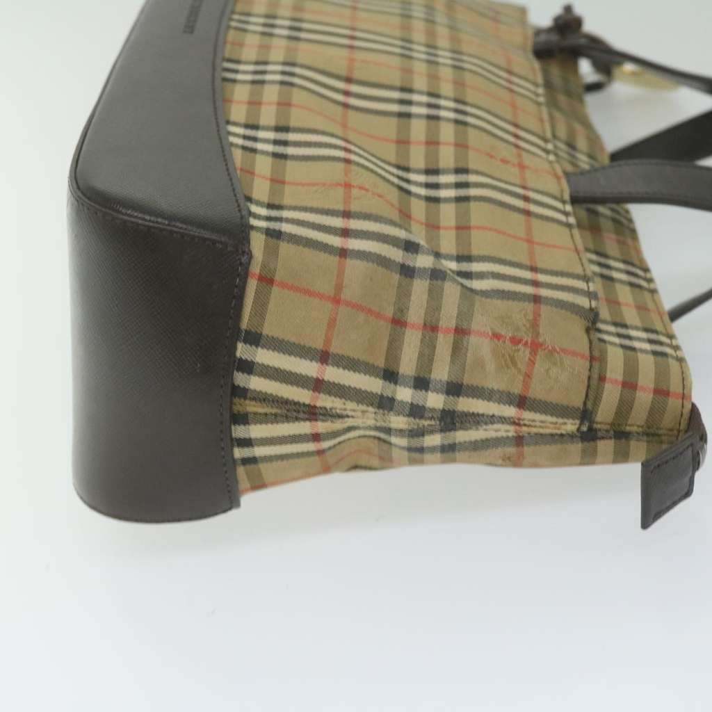 Burberry Nova Check Handbag Beige Canvas Good condition - Inside View