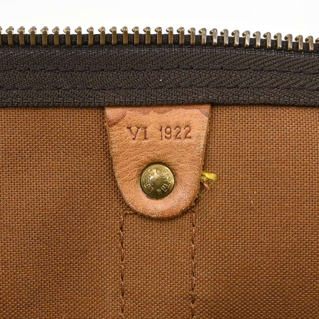 Louis Vuitton Keepall Bandouliere Bag Brown Canvas Good condition - Box View