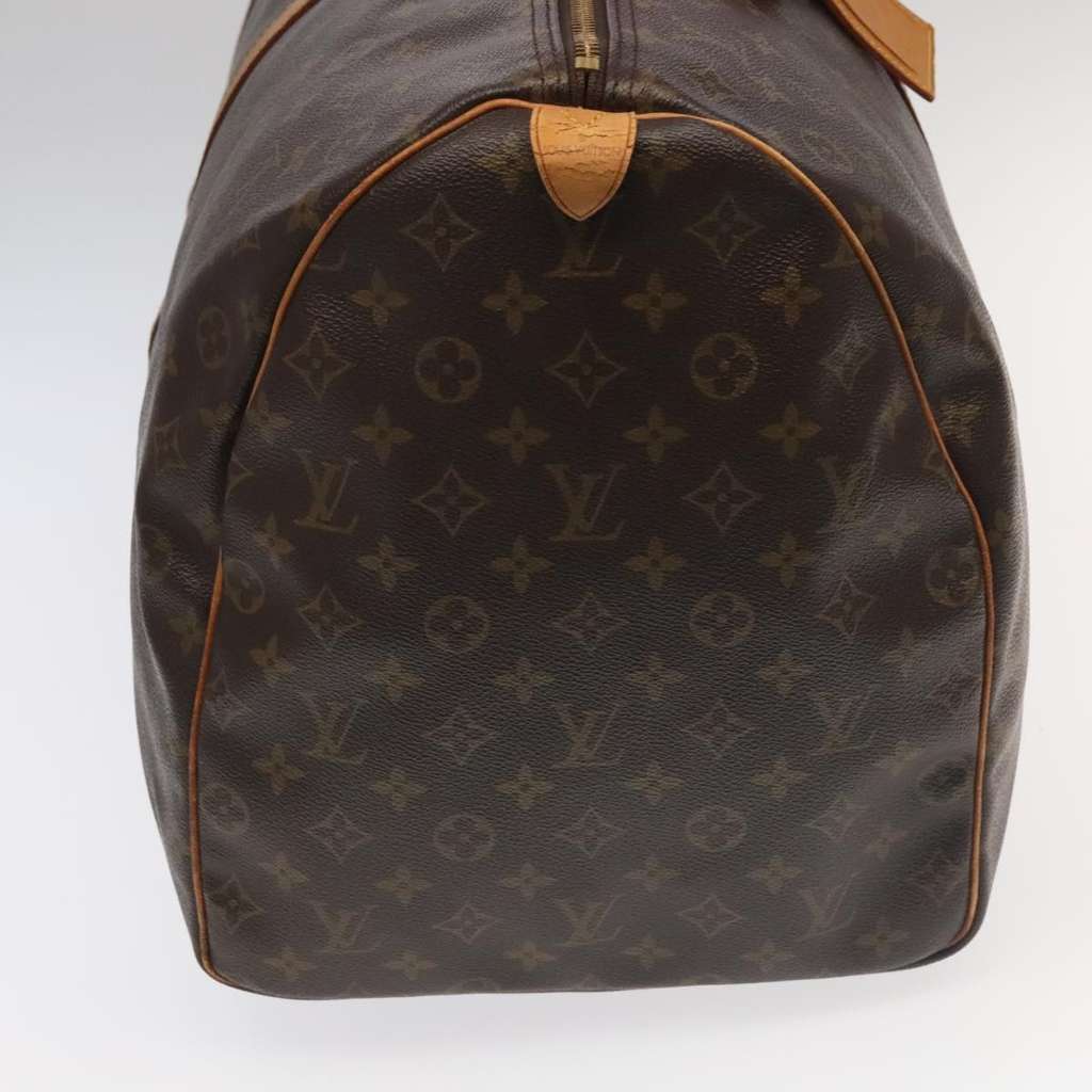 Louis Vuitton Keepall Bag Brown Canvas Good condition - Model View