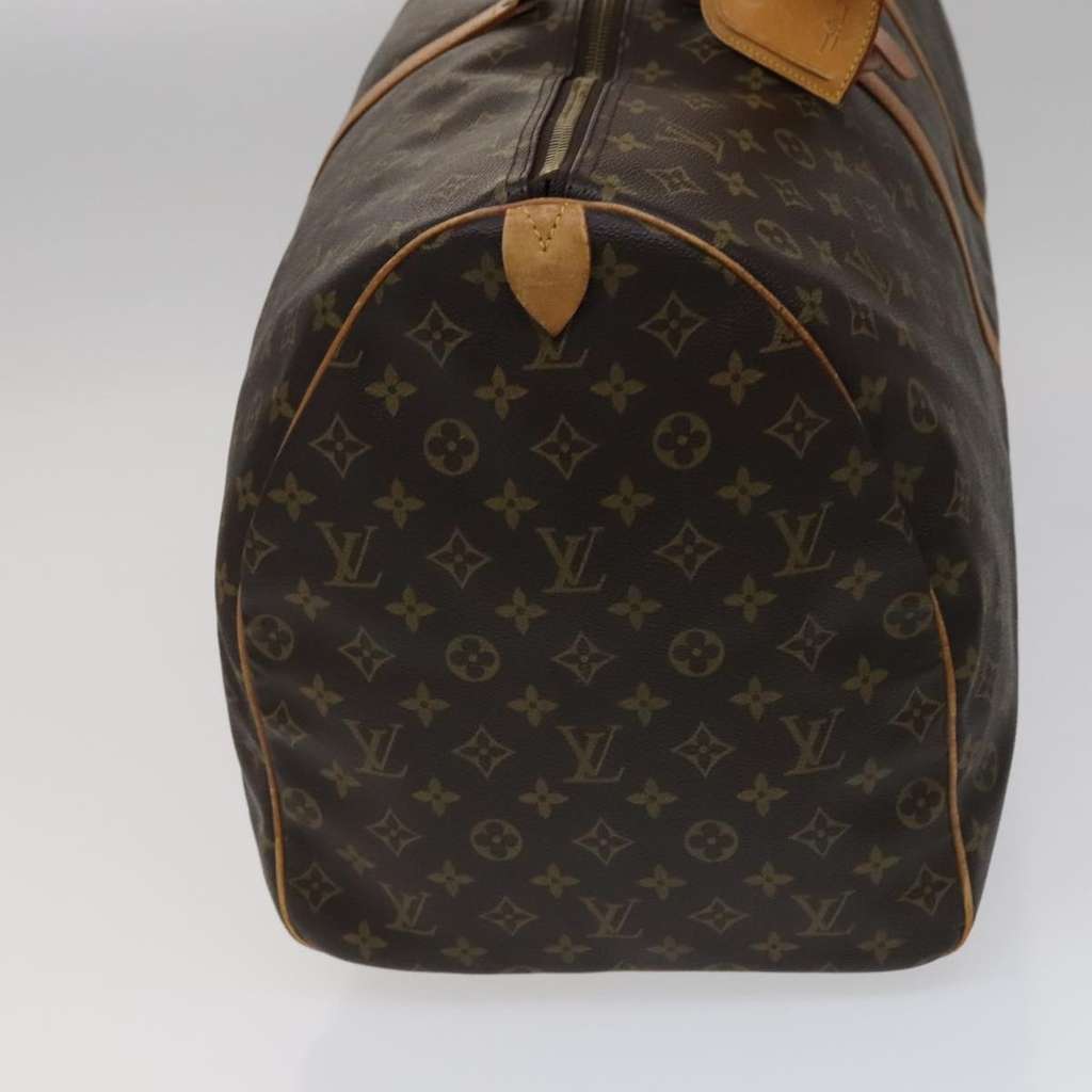 Louis Vuitton Keepall Bag Brown Canvas Good condition - Model View