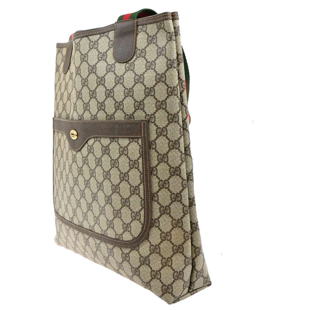 Gucci Vintage Web Strap Tote Beige Very good condition - Inside View