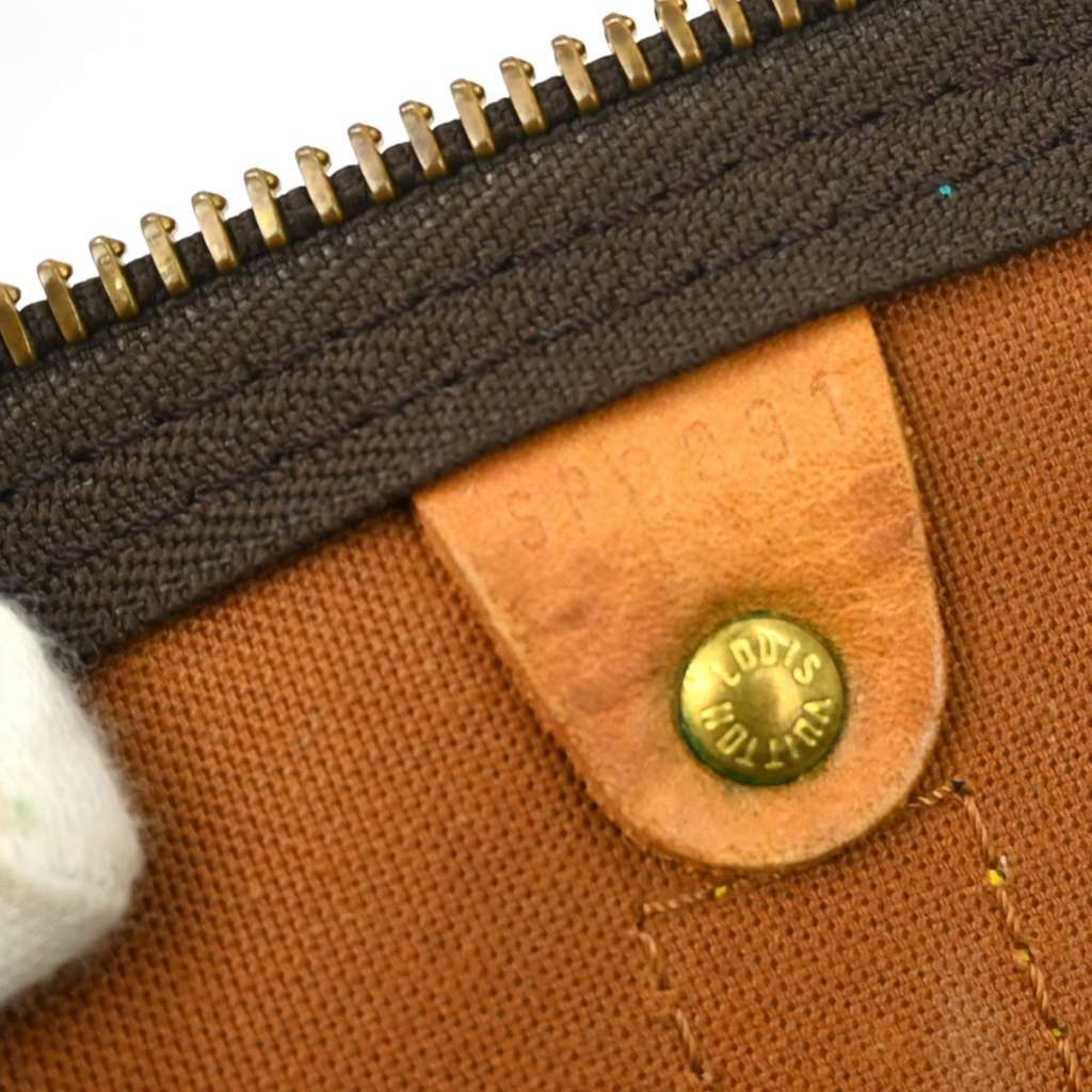 Louis Vuitton Keepall Bag Brown Canvas Good condition - Model View