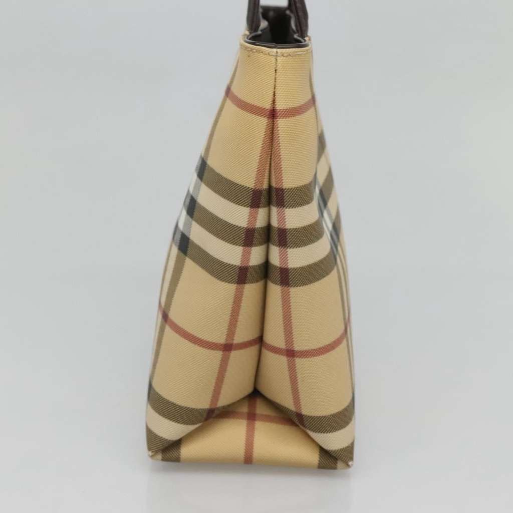 Burberry Nova Check Handbag Beige Canvas Very good condition - Model View