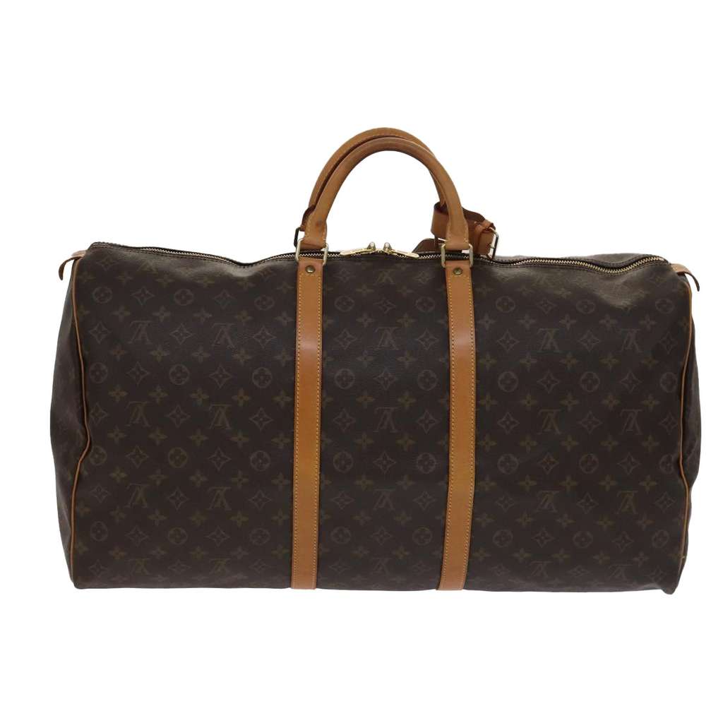 Louis Vuitton Keepall Bag Brown Canvas Very good condition - Back View