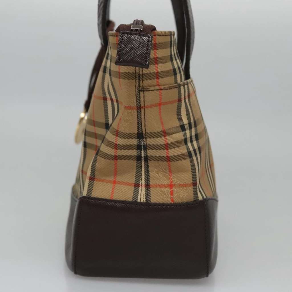 Burberry Nova Check Handbag Beige Canvas Good condition - Inside View