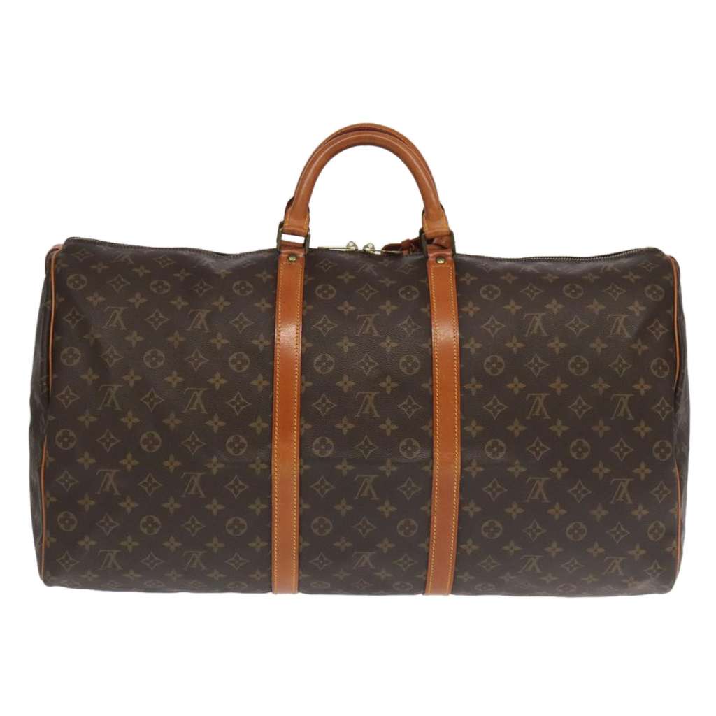 Louis Vuitton Keepall Bag Brown Canvas Good condition - Back View