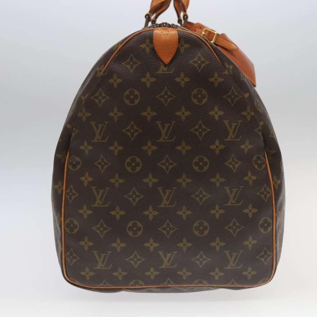 Louis Vuitton Keepall Bag Brown Canvas Good condition - Model View