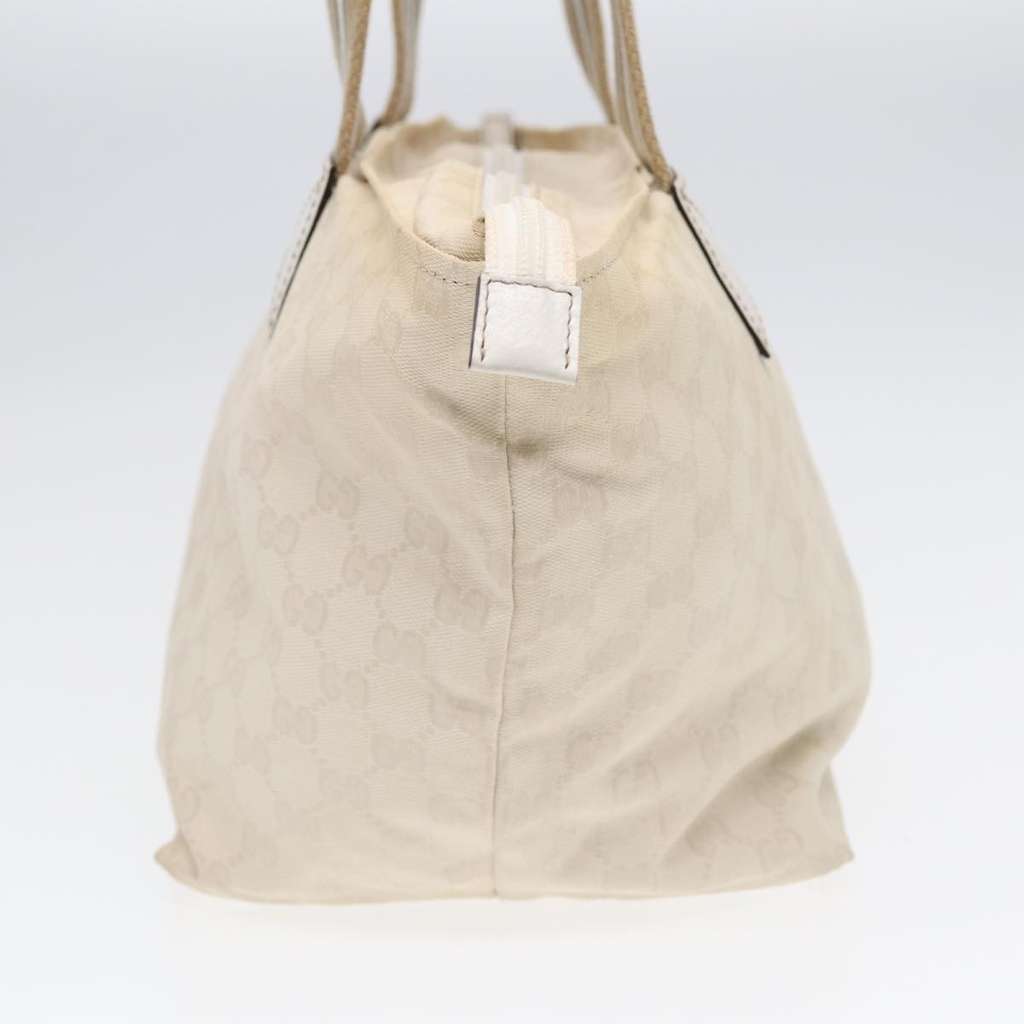 Gucci Web Zip Tote Beige Canvas Very good condition - Inside View