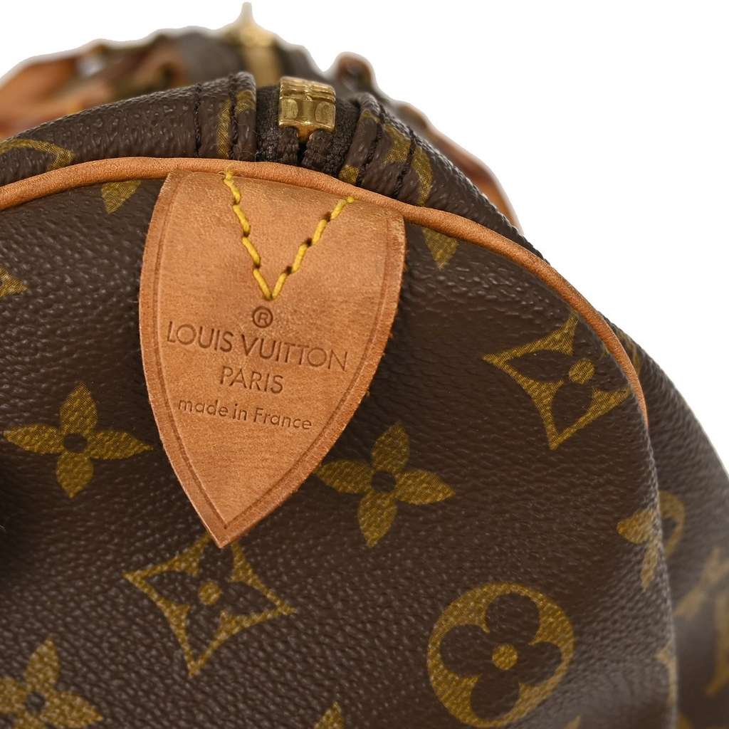 Louis Vuitton Keepall Bag Brown Canvas Good condition - Model View