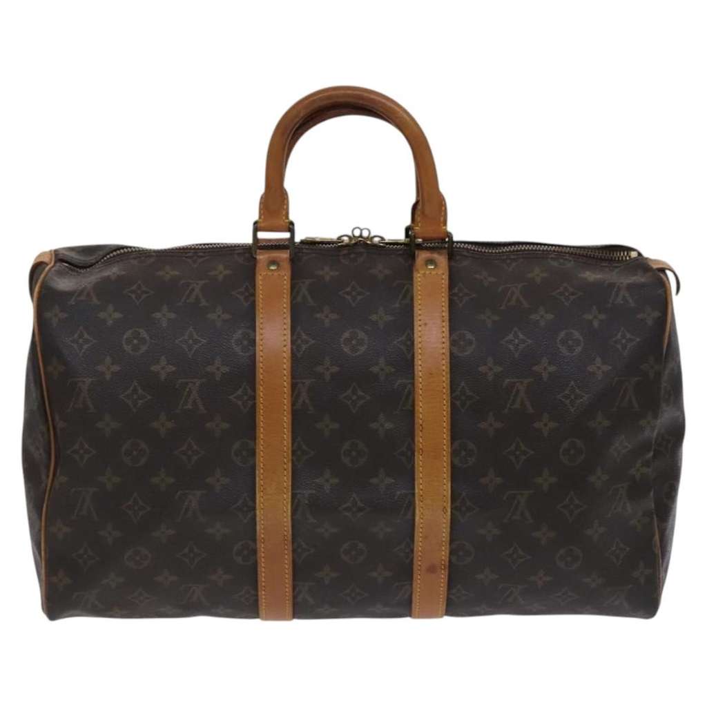 Louis Vuitton Keepall Bag Brown Canvas Good condition - Back View