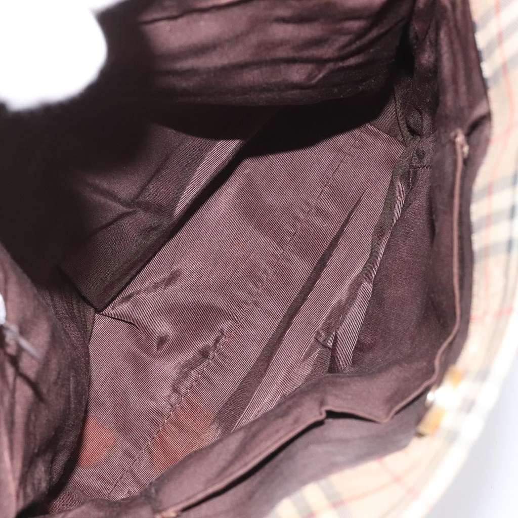 Burberry Nova Check Tote Beige Canvas Good condition - Box View