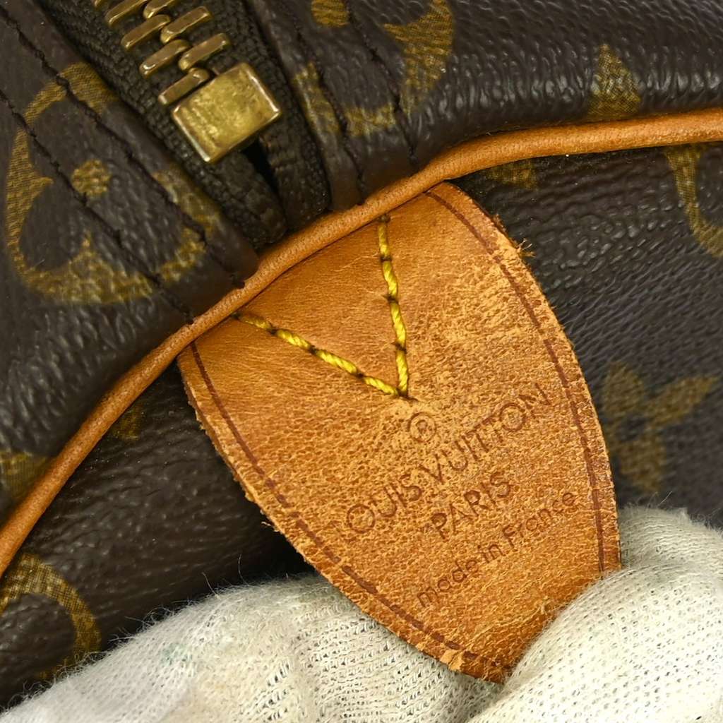 Louis Vuitton Keepall Bag Brown Canvas Good condition - Model View