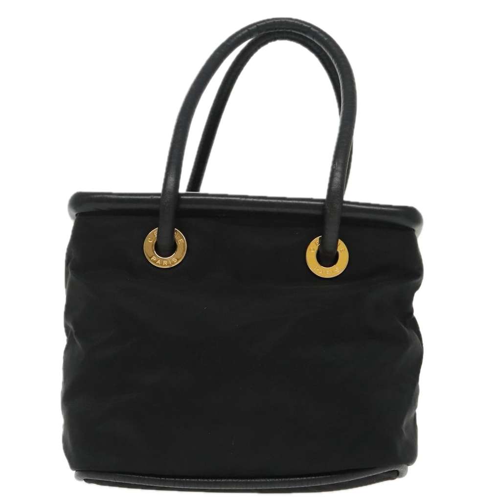 Celine Circle Logo Handbag Black Very good condition - Back View