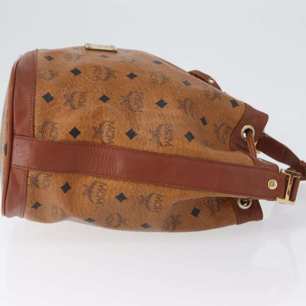 Mcm Visetos Shoulder bag Brown Canvas Very good condition - Inside View