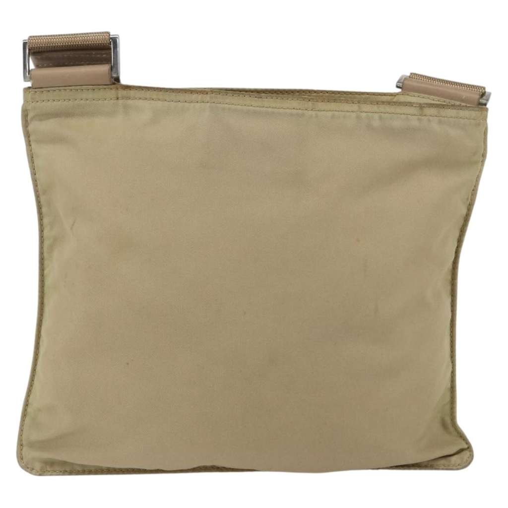 Prada Front Pocket Messenger Bag Beige Very good condition - Back View