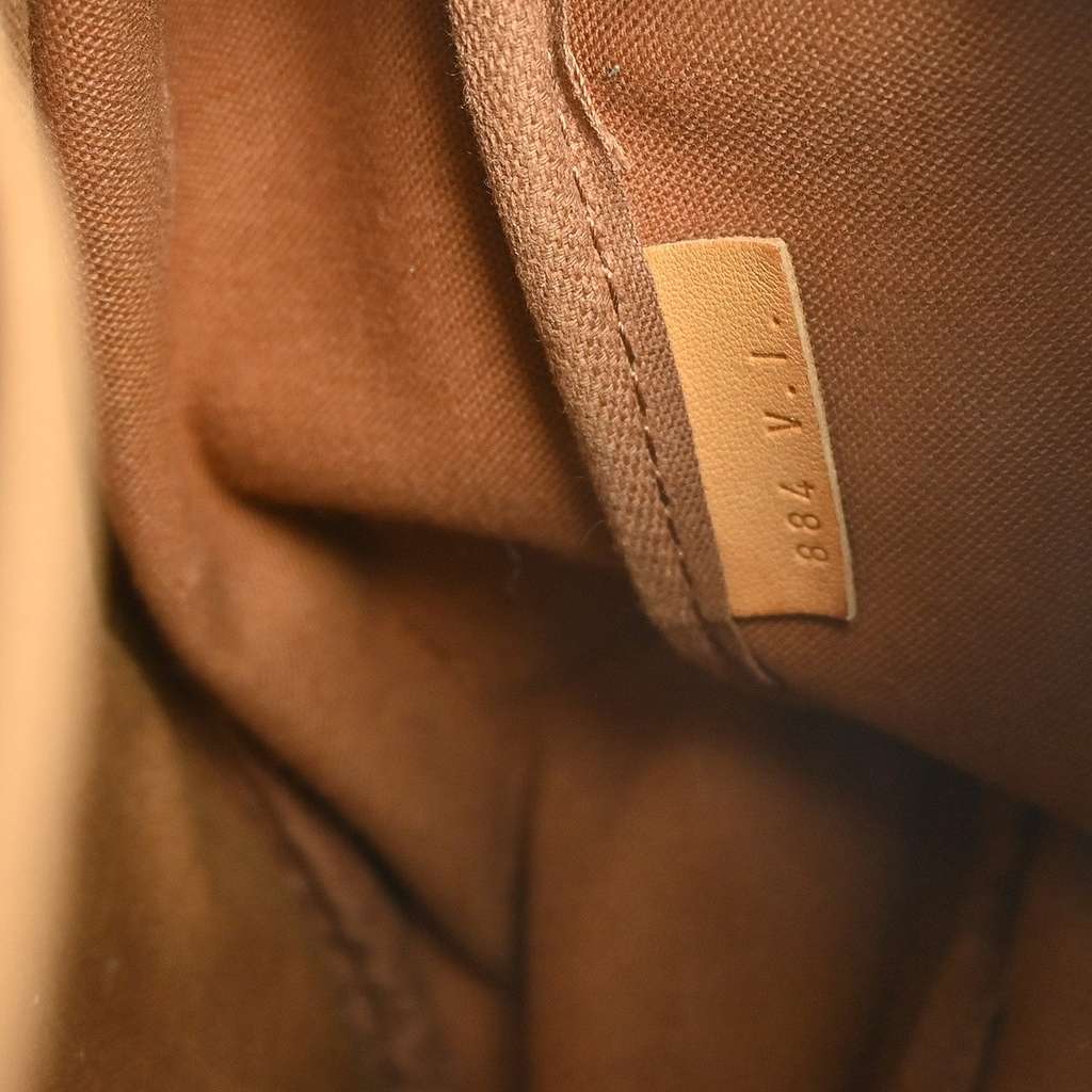 Louis Vuitton Saumur Handbag Brown Canvas Good condition - Box View