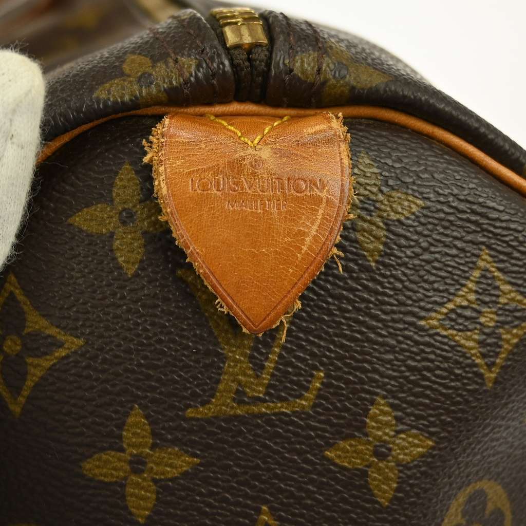 Louis Vuitton Keepall Bag Brown Canvas Good condition - Model View