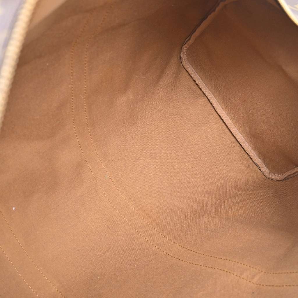 Louis Vuitton Keepall Bag Brown Canvas Very good condition - Inside View