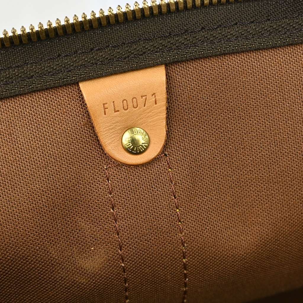 Louis Vuitton Keepall Bag Brown Canvas Very good condition - Box View