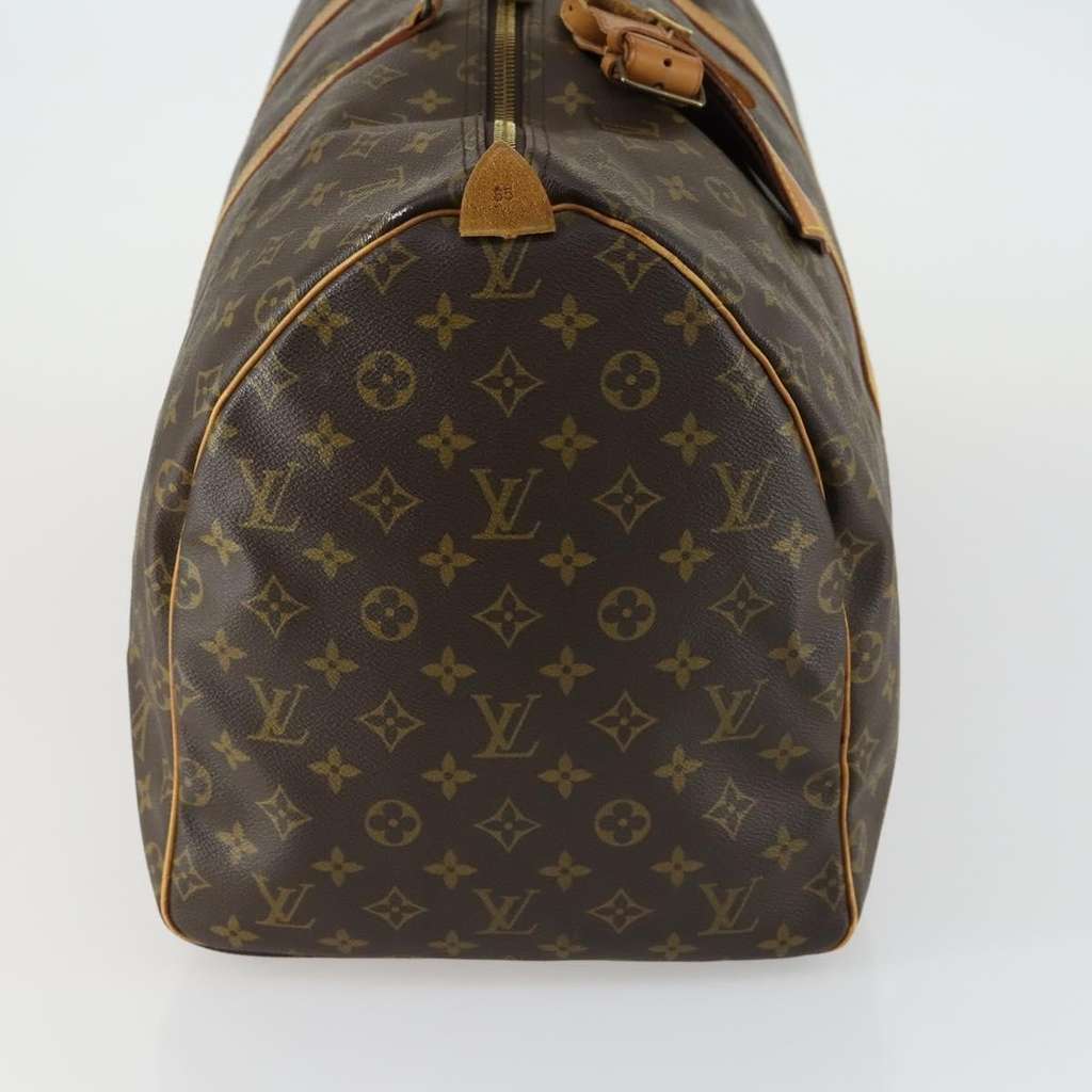 Louis Vuitton Keepall Bag Brown Canvas Good condition - Model View