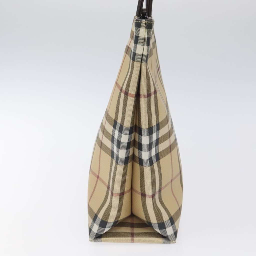 Burberry Nova Check Tote Beige Canvas Good condition - Model View