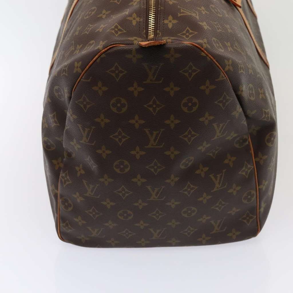 Louis Vuitton Keepall Bag Brown Canvas Good condition - Model View