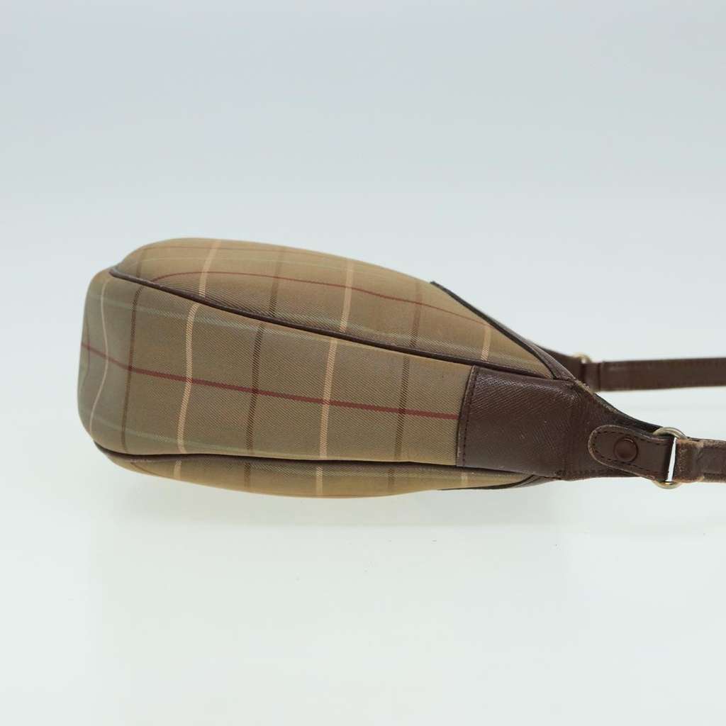 Burberry Nova check Shoulder bag Beige Canvas Good condition - Inside View