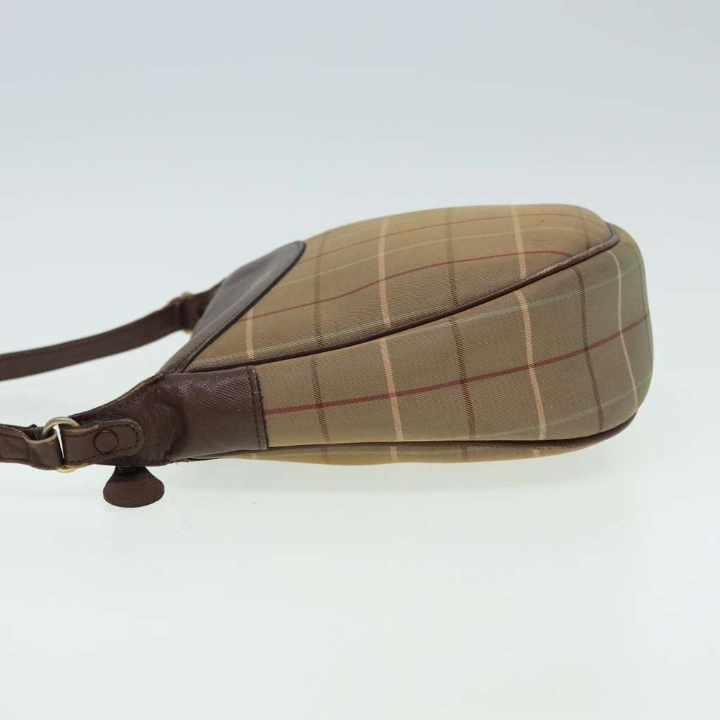 Burberry Nova check Shoulder bag Beige Canvas Good condition - Model View