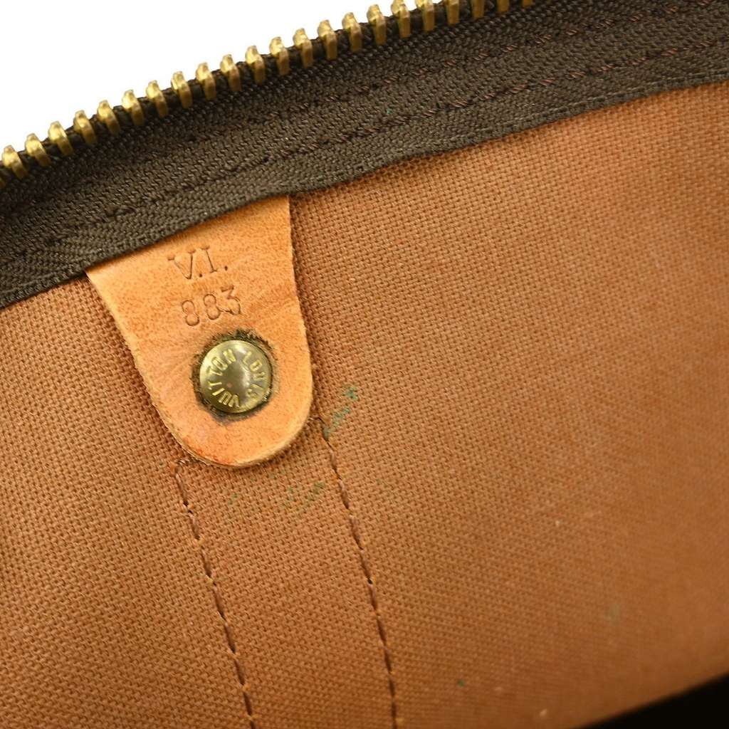 Louis Vuitton Keepall Bag Brown Canvas Very good condition - Model View