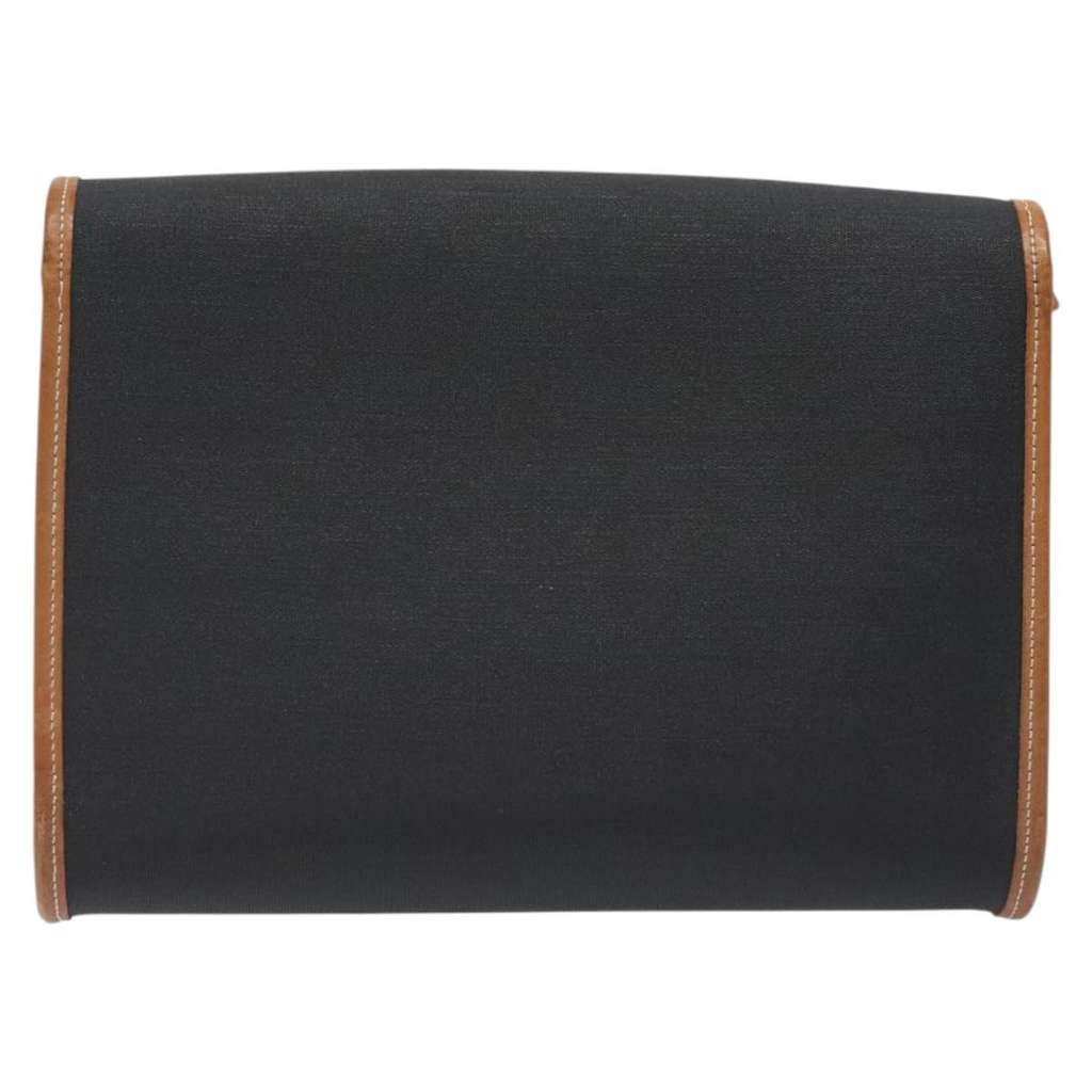 Christian Dior Vintage CD Flap Shoulder Bag Black Very good condition - Back View