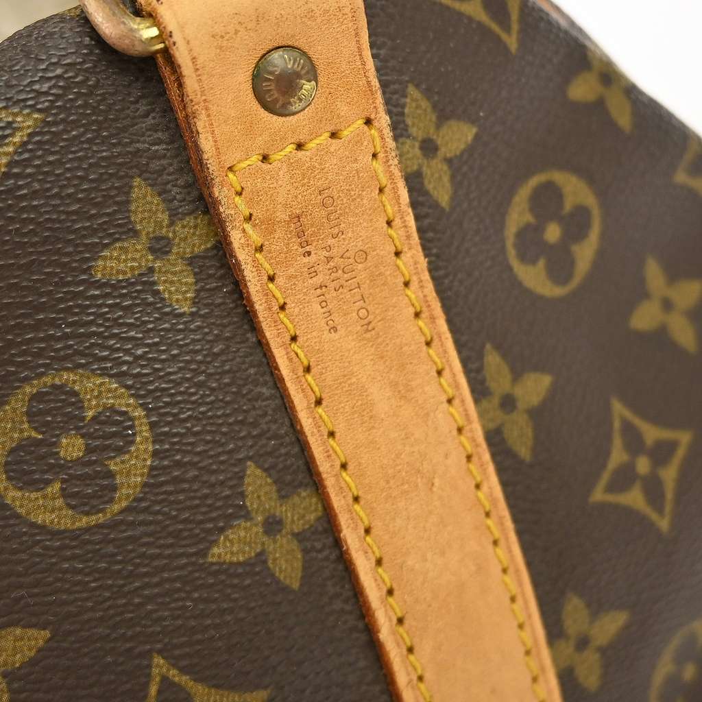 Louis Vuitton Keepall Bandouliere Bag Brown Canvas Good condition - Model View
