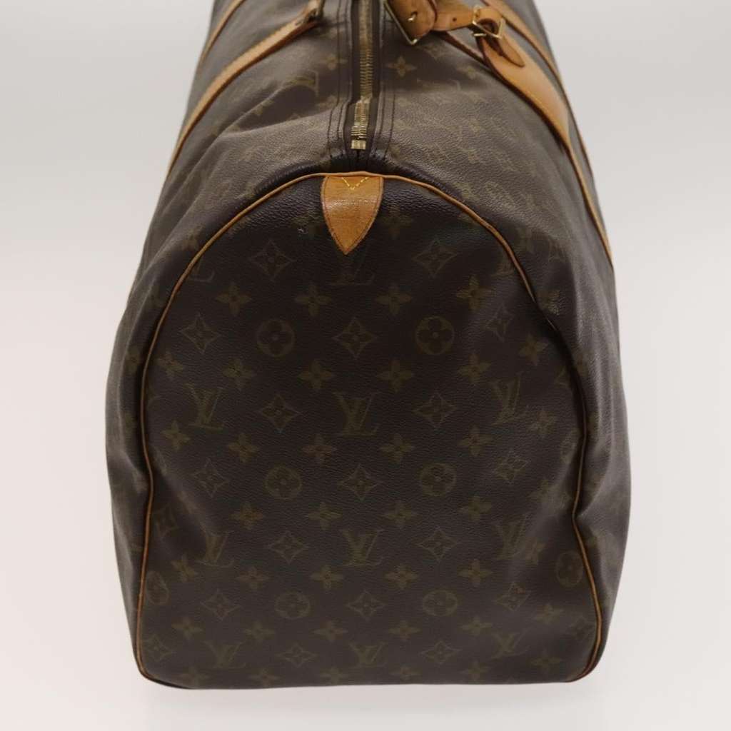 Louis Vuitton Keepall Bag Brown Canvas Good condition - Model View