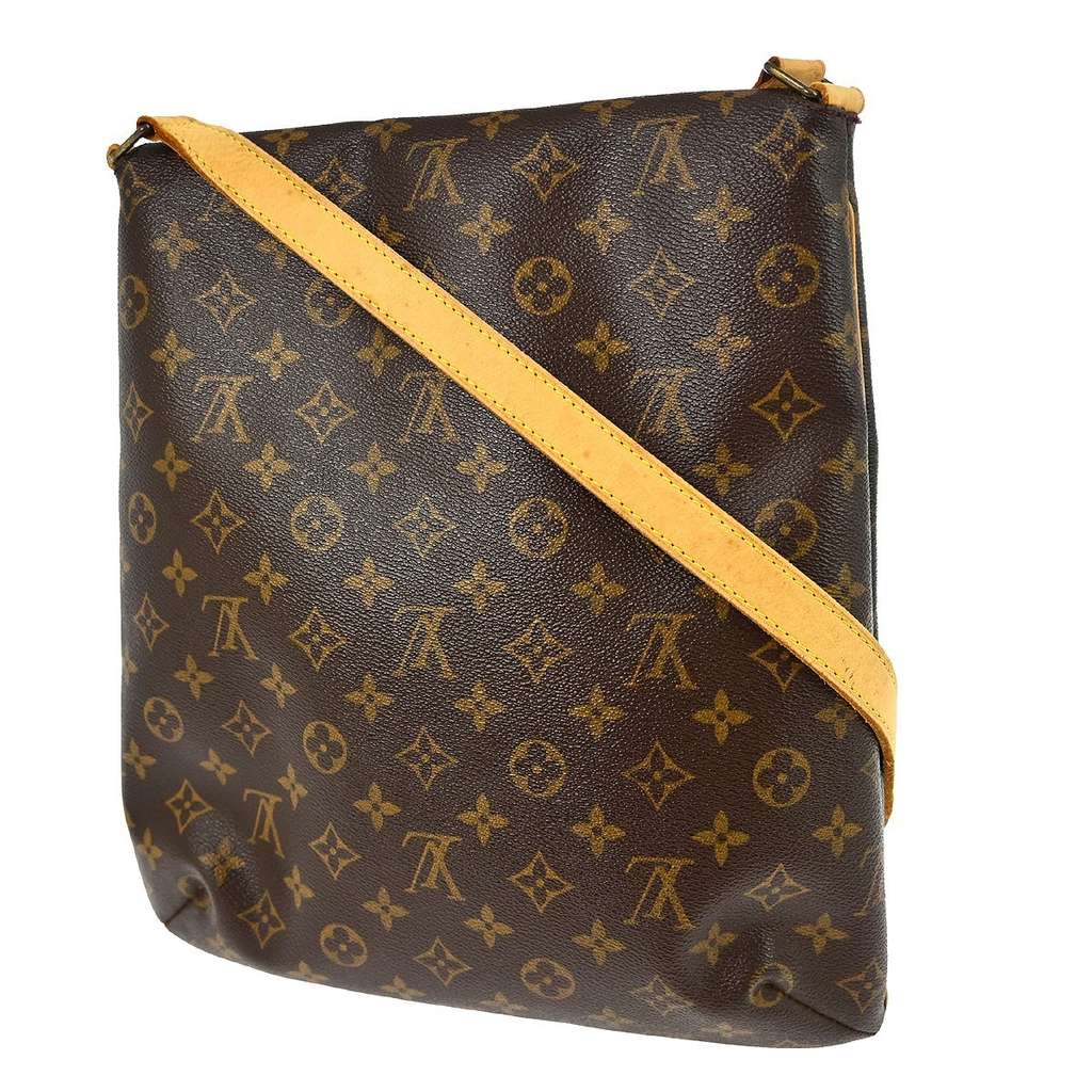 Louis Vuitton Musette Handbag Brown Canvas Good condition - Back View