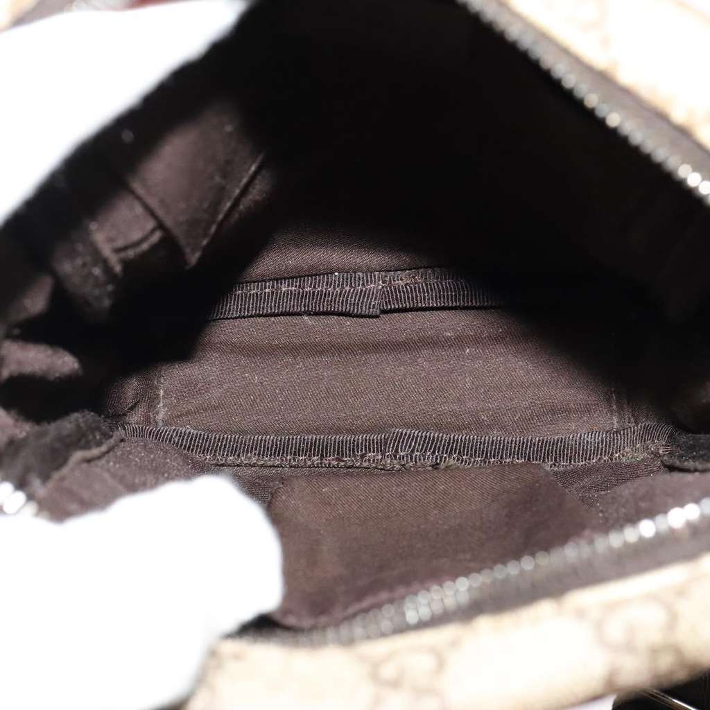 Gucci GG Supreme Shoulder Bag Beige Canvas Very good condition - Box View