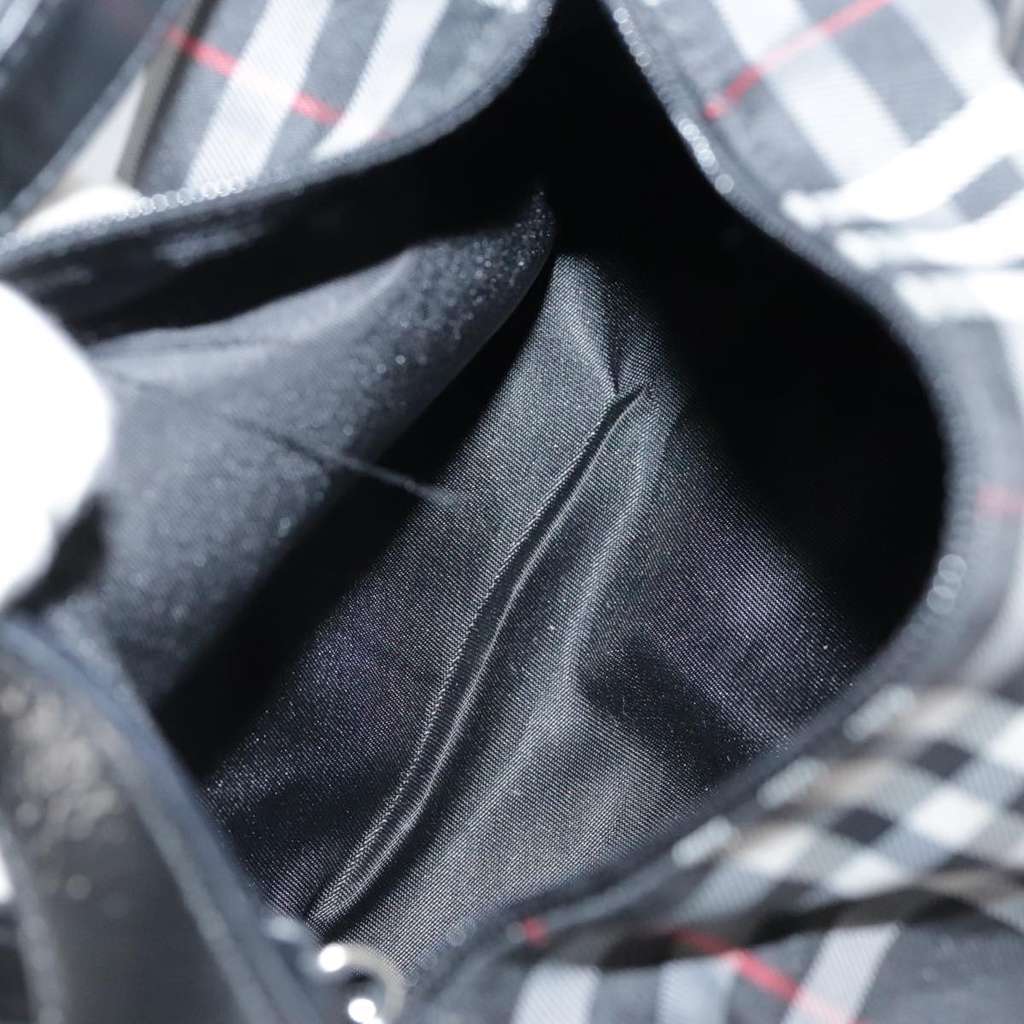 Burberry Nova Check Handbag Black Very good condition - Box View