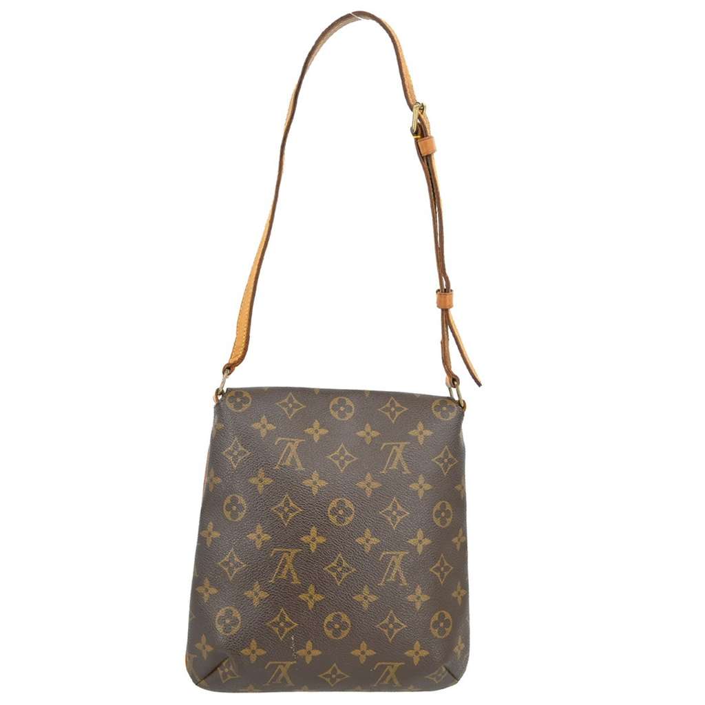 Louis Vuitton Musette Salsa Handbag Brown Canvas Good condition - Back View